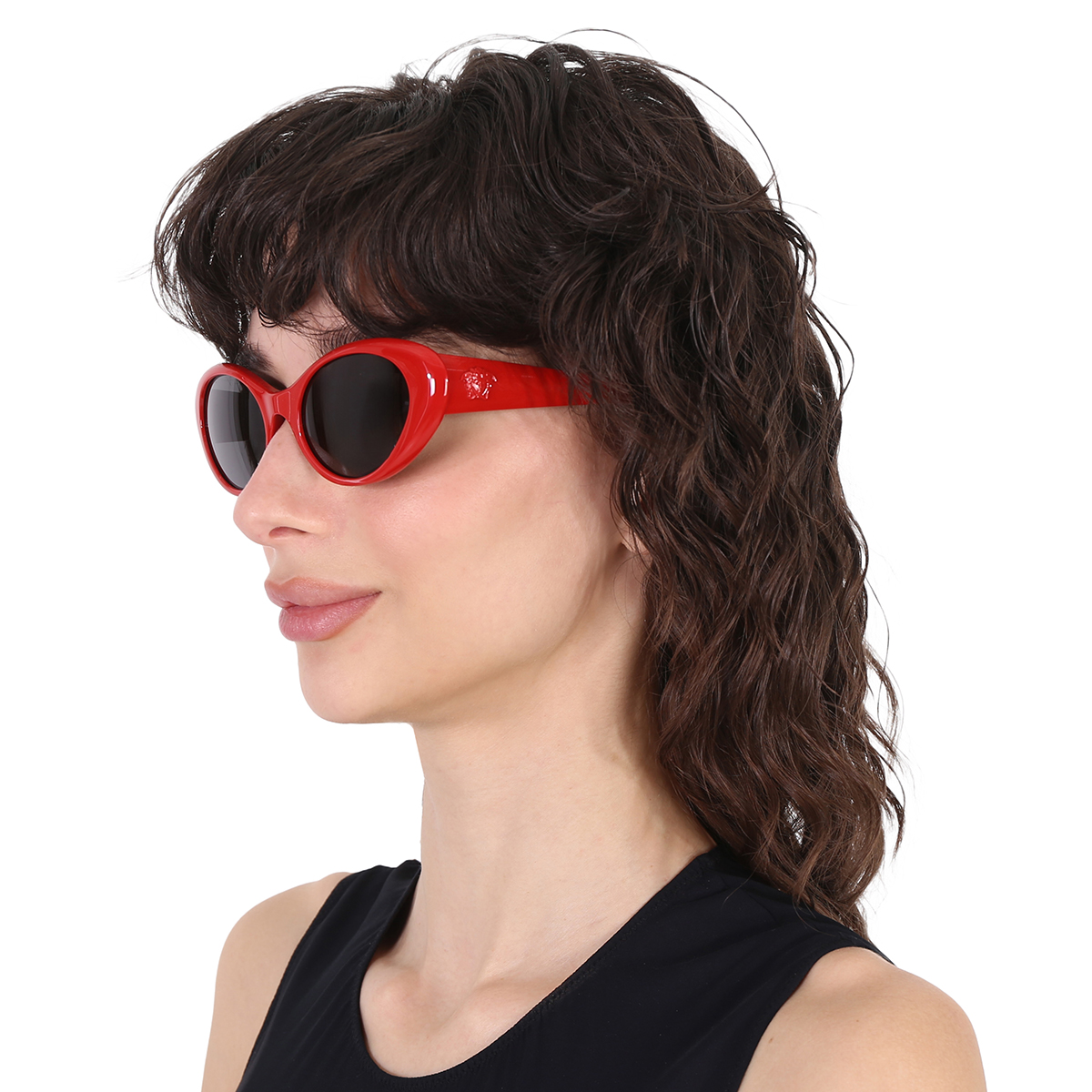 versace dark grey oval ladies sunglasses ve4455u 534487 53 versace dark grey oval ladies sunglasses ve4455u 534487 53