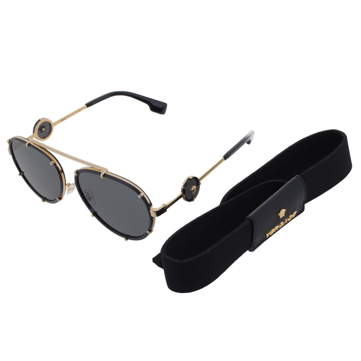 versace dark grey pilot ladies sunglasses ve2232 143887 61 versace dark grey pilot ladies sunglasses ve2232 143887 61