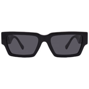 versace dark grey rectangular men's sunglasses ve4459 gb1/87 54