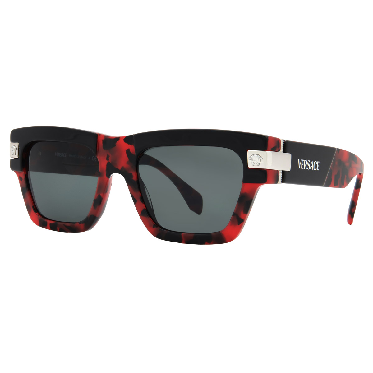 versace dark grey rectangular men's sunglasses ve4464 545787 55 versace dark grey rectangular men's sunglasses ve4464 545787 55