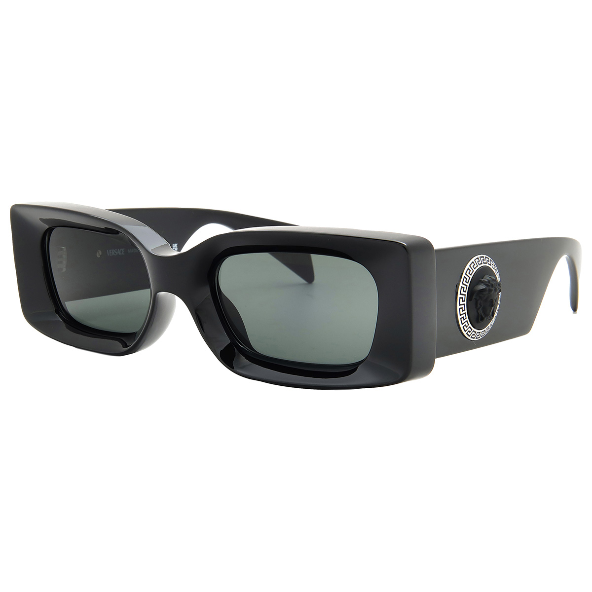 versace dark grey rectangular men's sunglasses ve4474u gb1/87 52 versace dark grey rectangular men's sunglasses ve4474u gb1/87 52