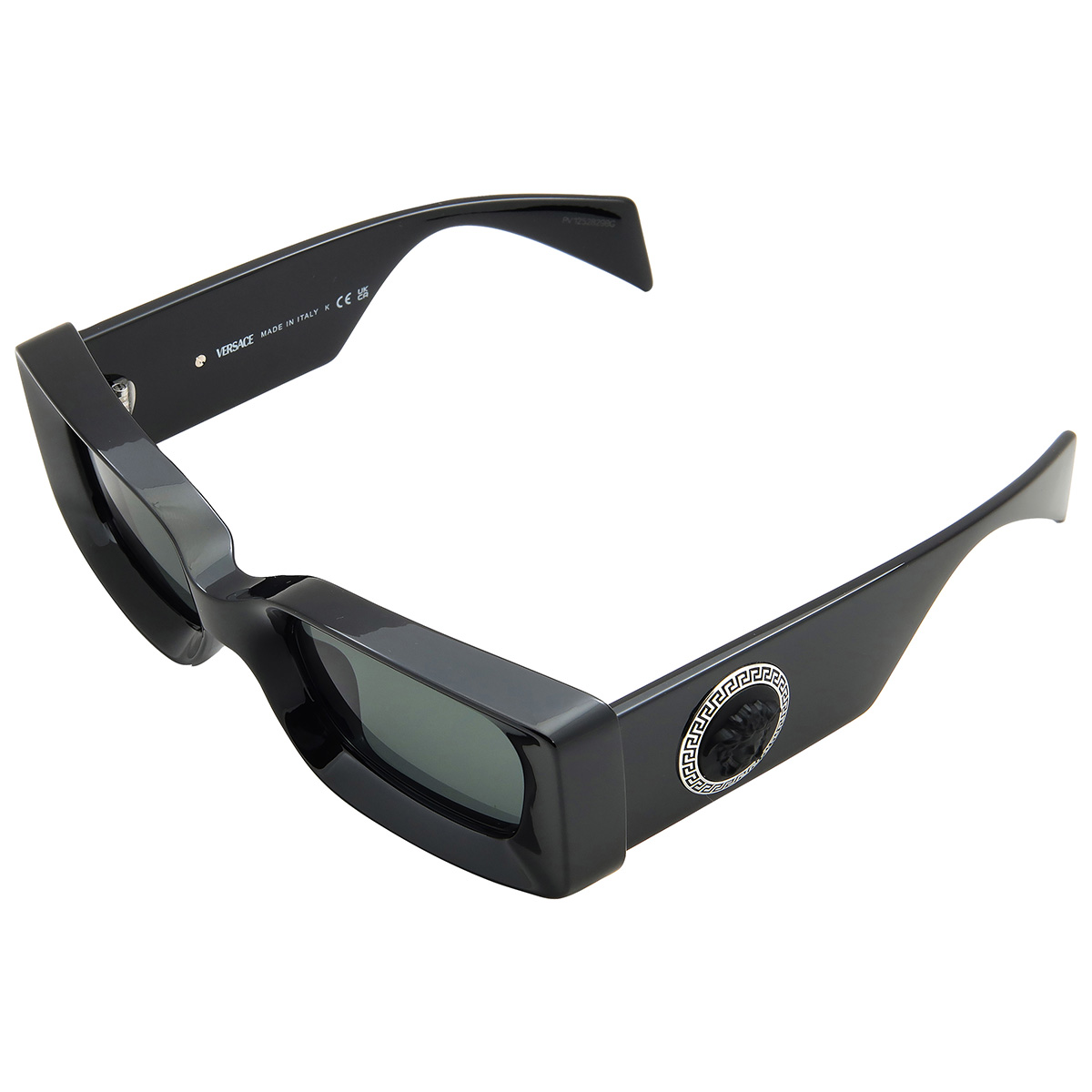 versace dark grey rectangular men's sunglasses ve4474u gb1/87 52 versace dark grey rectangular men's sunglasses ve4474u gb1/87 52