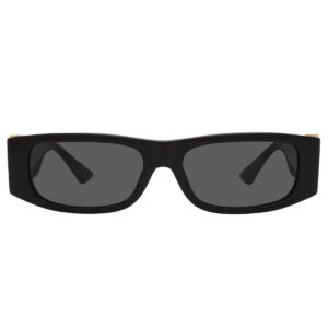 Витрина versace dark grey rectangular men's sunglasses ve4476u gb1/87 55