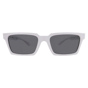 versace dark grey rectangular men's sunglasses ve4490u 314/87 55