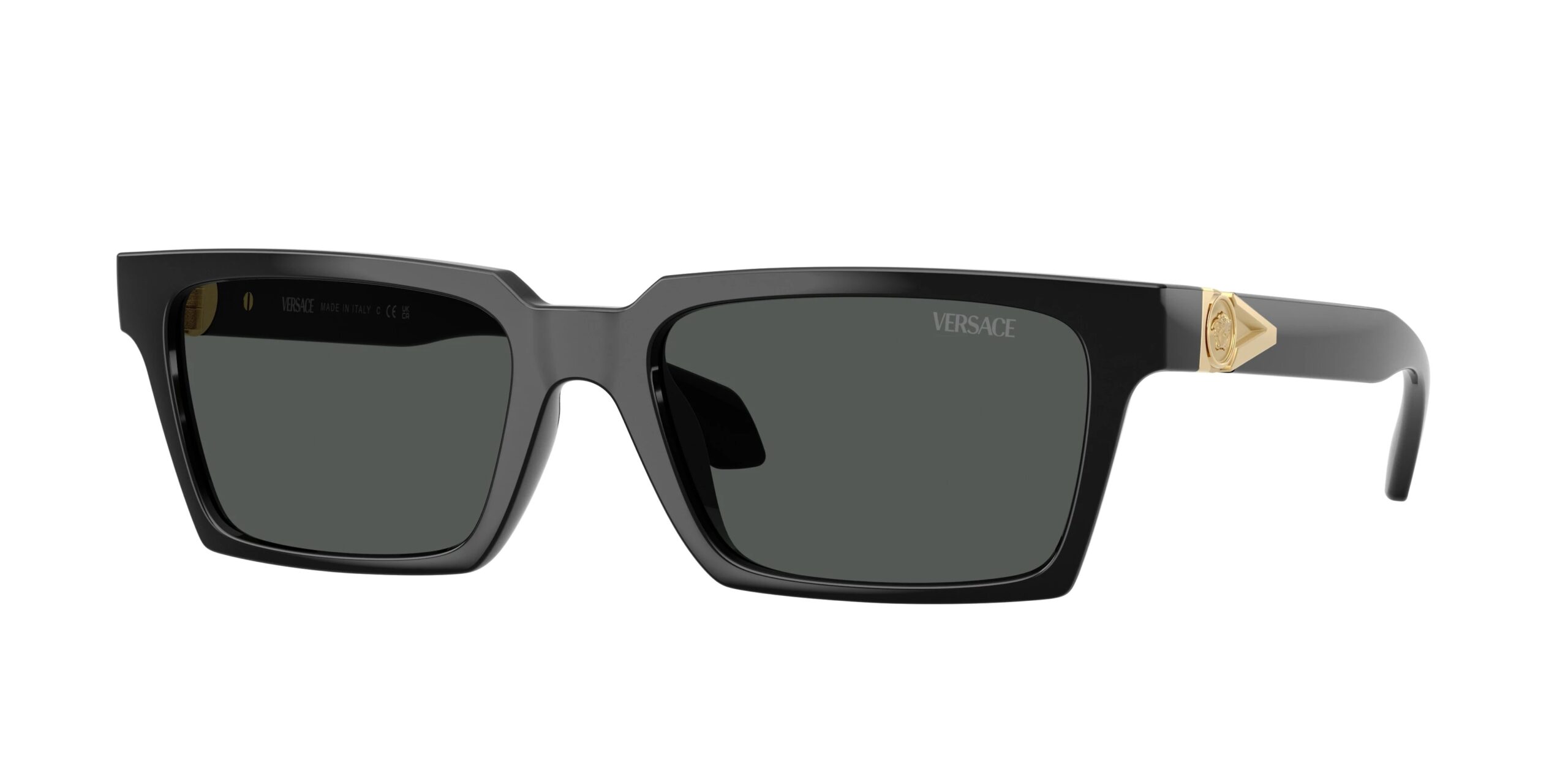 versace dark grey rectangular men's sunglasses ve4490u gb1/87 55 versace dark grey rectangular men's sunglasses ve4490u gb1/87 55