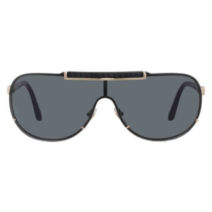 versace dark grey shield men's sunglasses ve2140 100287 140