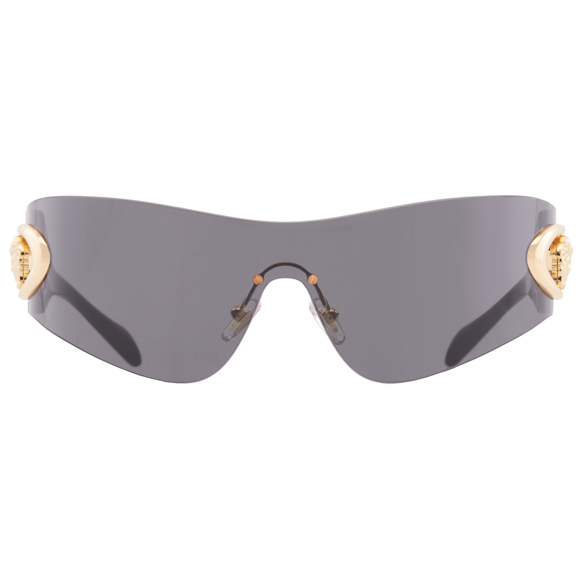 versace dark grey shield men's sunglasses ve2280 100287 42 versace dark grey shield men's sunglasses ve2280 100287 42