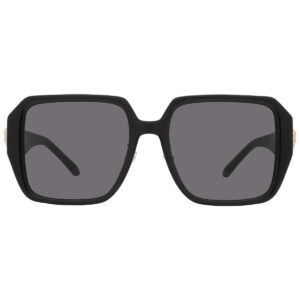versace dark grey square ladies sunglasses ve4472d gb1/87 56