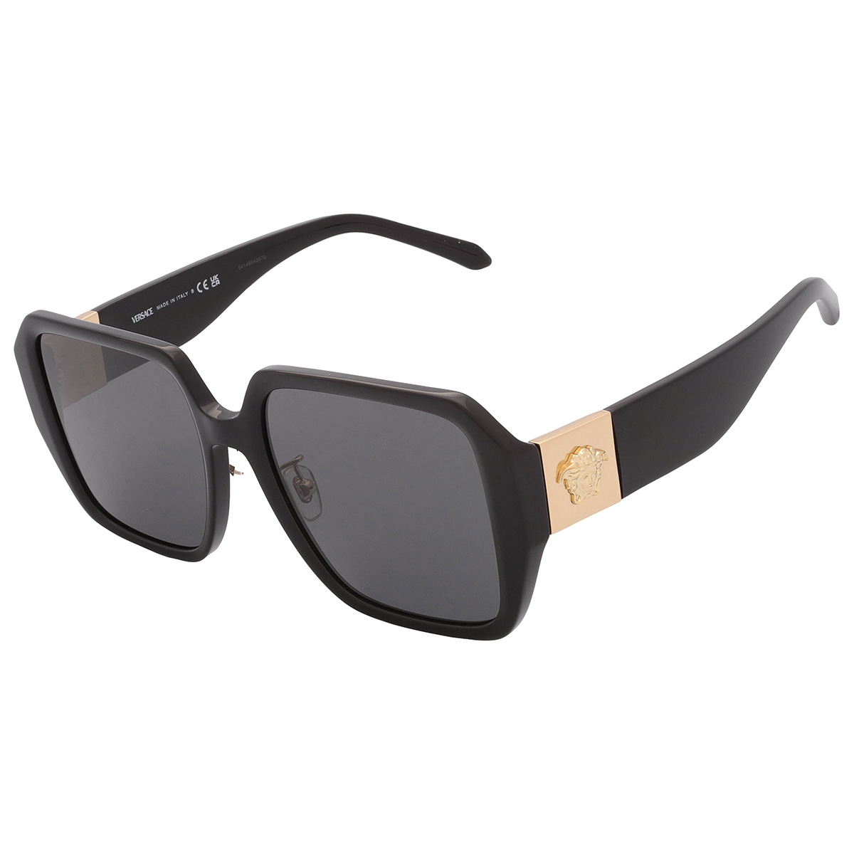 versace dark grey square ladies sunglasses ve4472d gb1/87 56 versace dark grey square ladies sunglasses ve4472d gb1/87 56