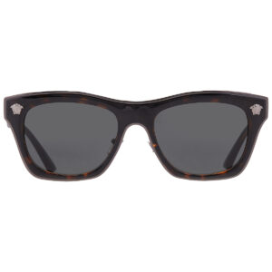 versace dark grey square men's sunglasses ve2272 108/87 53