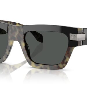 versace dark grey square men's sunglasses ve4464 545687 52