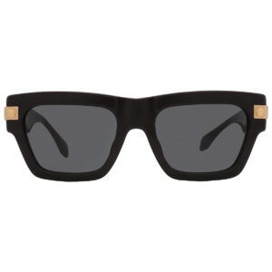 versace dark grey square men's sunglasses ve4464f gb1/87 55