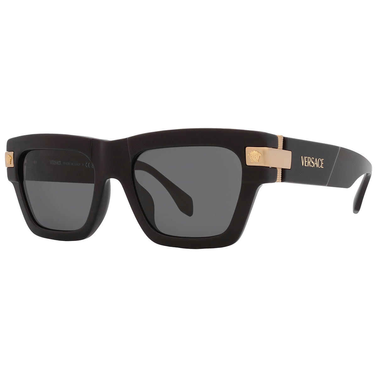 versace dark grey square men's sunglasses ve4464f gb1/87 55 versace dark grey square men's sunglasses ve4464f gb1/87 55