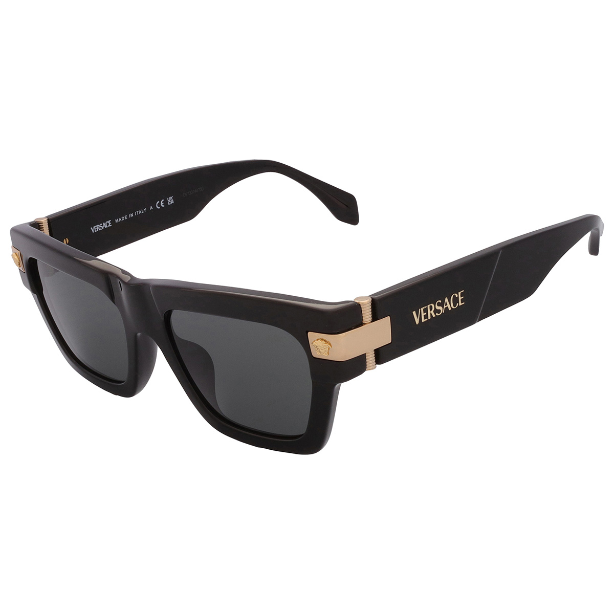 versace dark grey square men's sunglasses ve4464f gb1/87 55 versace dark grey square men's sunglasses ve4464f gb1/87 55