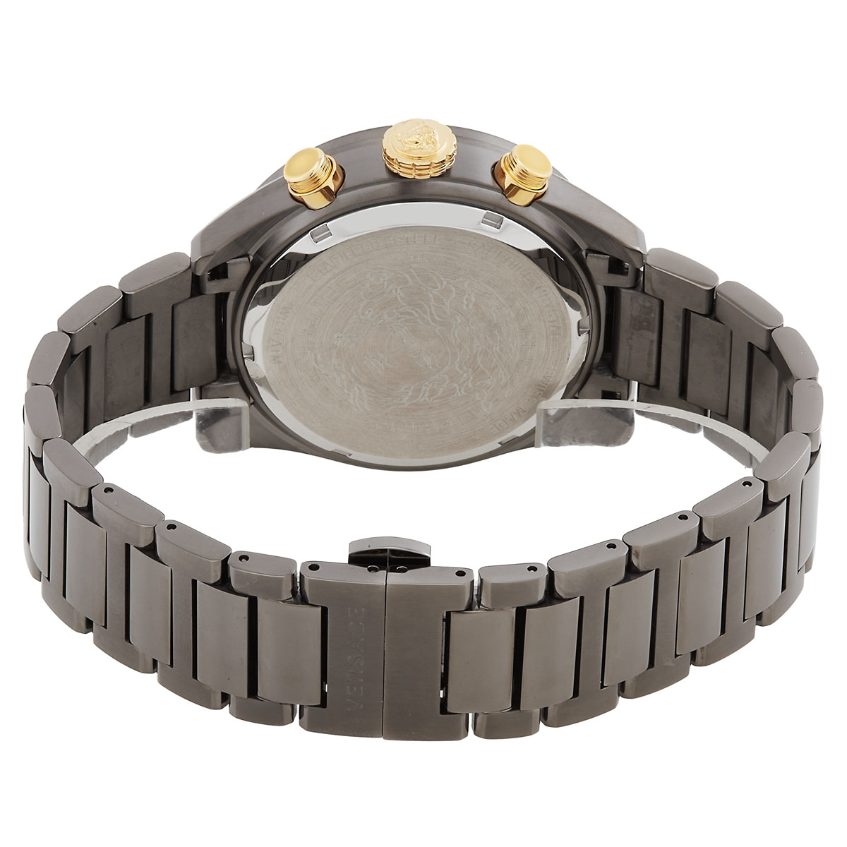 versace greca dome chronograph quartz black dial men's watch ve6k00623 versace greca dome chronograph quartz black dial men's watch ve6k00623