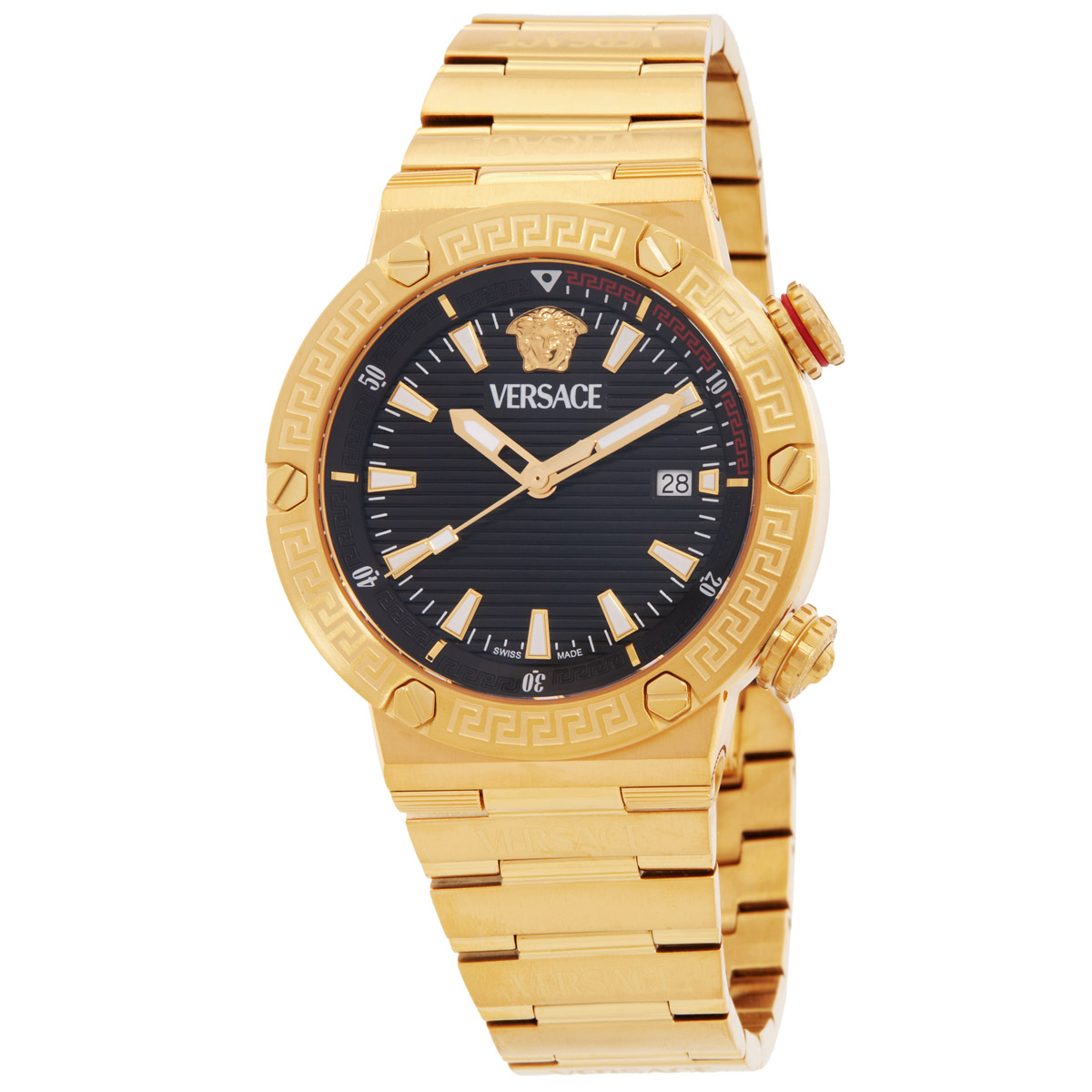 versace greca logo quartz black dial men's watch ve8g00624 versace greca logo quartz black dial men's watch ve8g00624