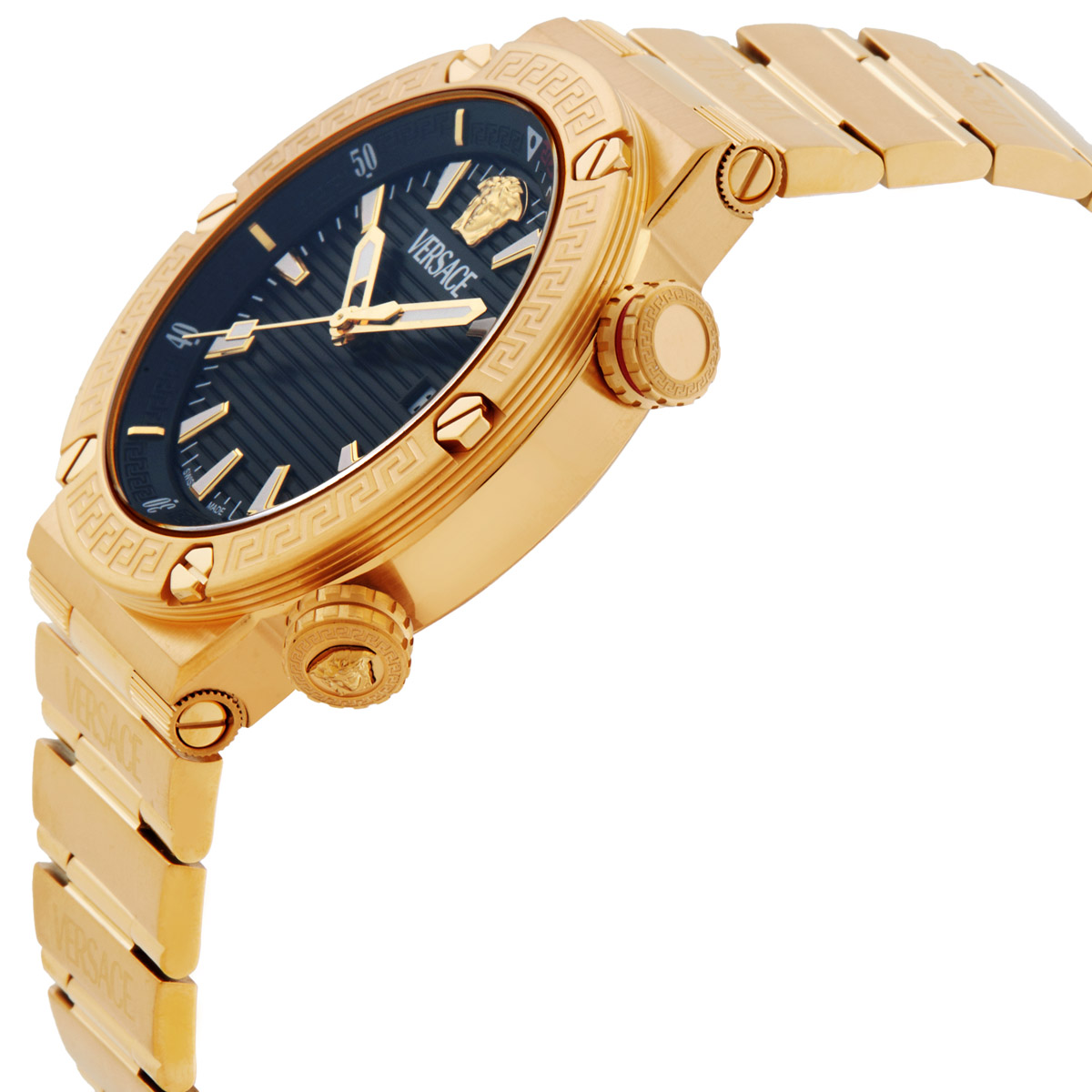 versace greca logo quartz black dial men's watch ve8g00624 versace greca logo quartz black dial men's watch ve8g00624