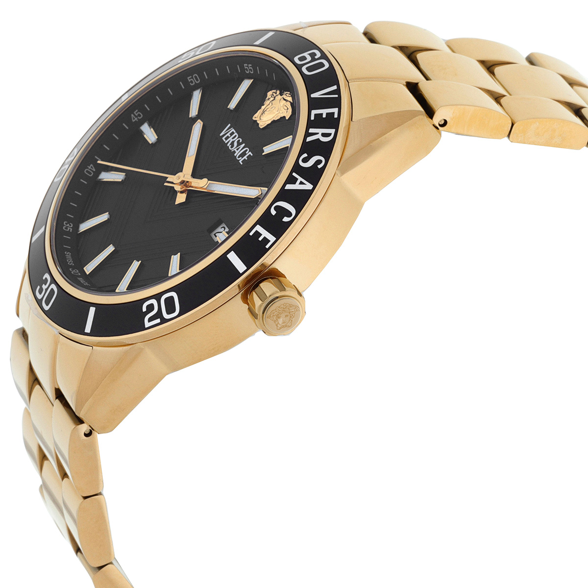 versace greca urban quartz black dial men's watch veyca0724 versace greca urban quartz black dial men's watch veyca0724
