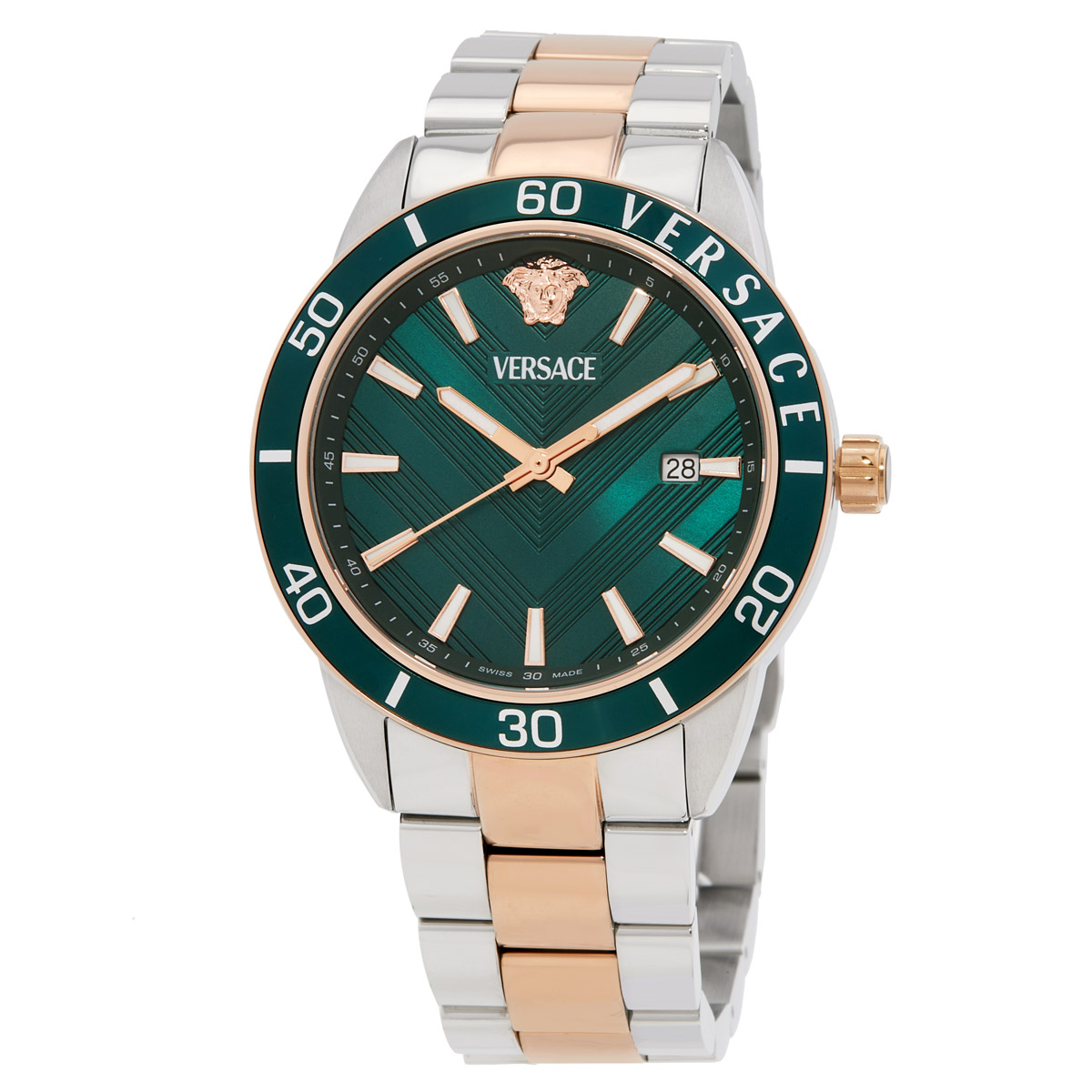 versace greca urban quartz green dial men's watch veyca0624 versace greca urban quartz green dial men's watch veyca0624