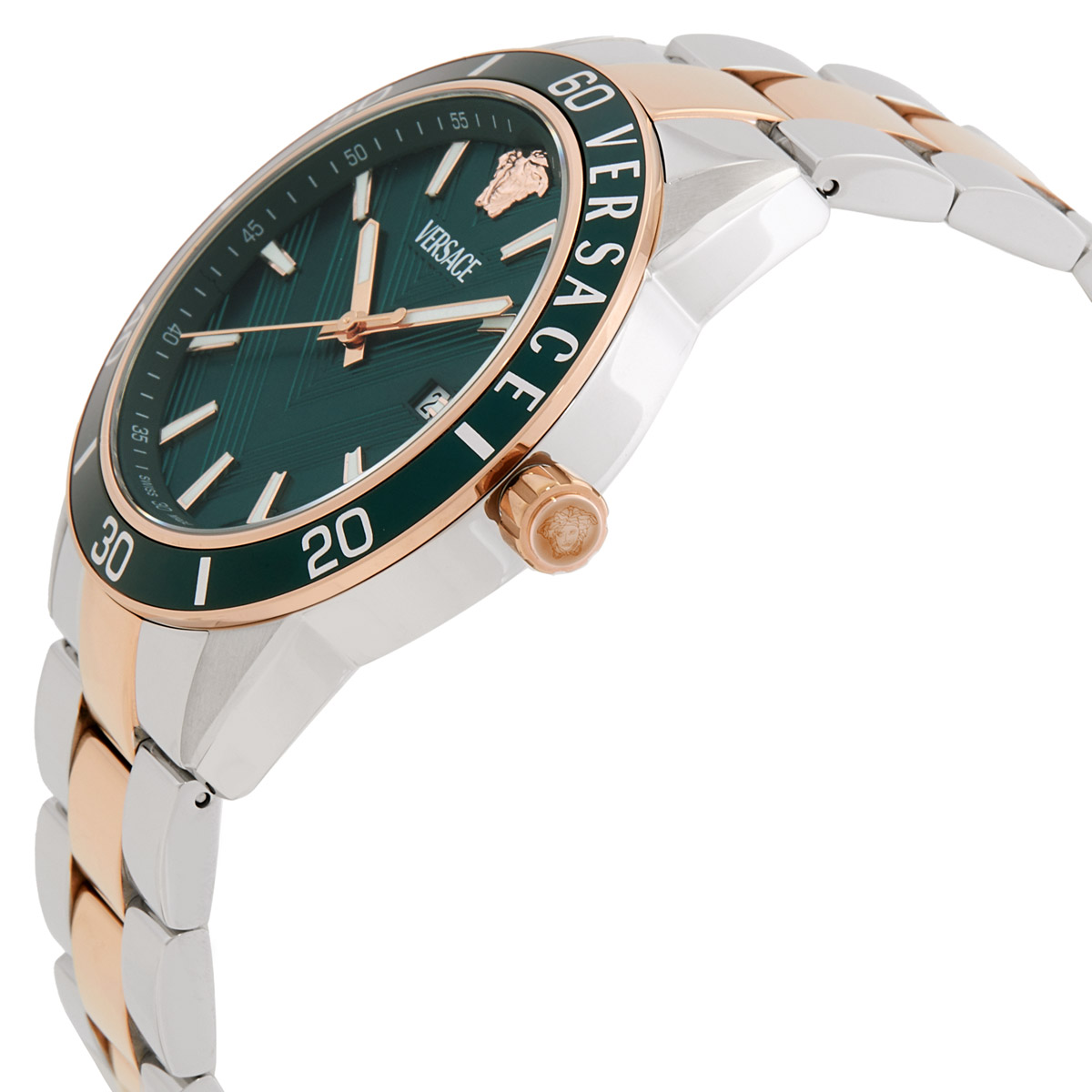 versace greca urban quartz green dial men's watch veyca0624 versace greca urban quartz green dial men's watch veyca0624