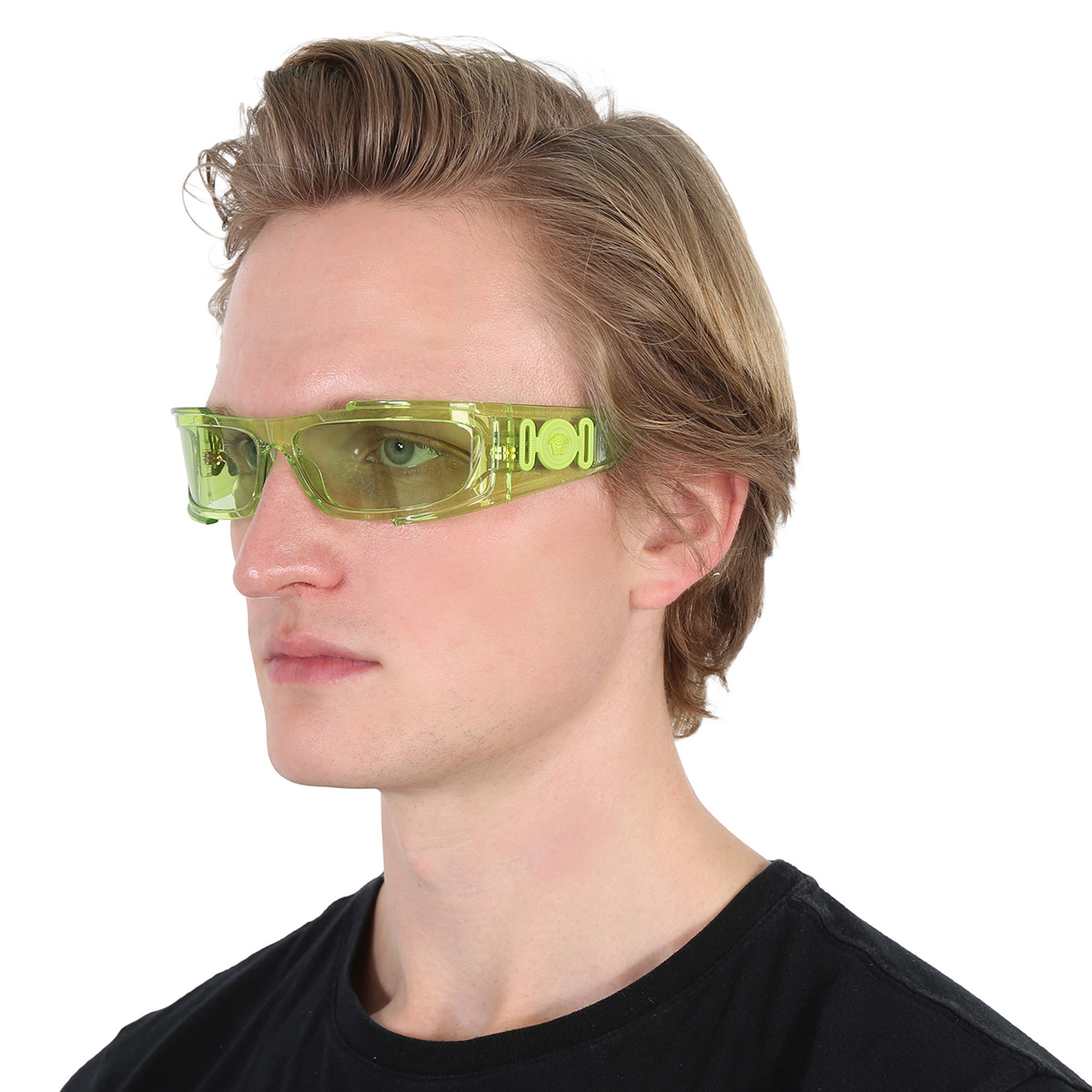 versace green wrap men's sunglasses ve4446 541471 67 versace green wrap men's sunglasses ve4446 541471 67