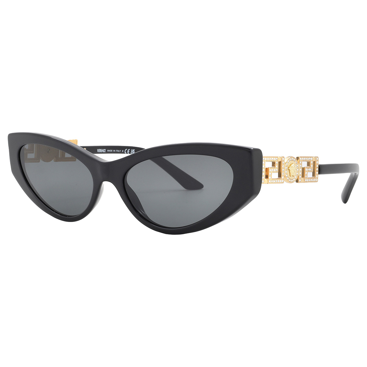 versace grey cat eye ladies sunglasses ve4470b gb1/87 56 versace grey cat eye ladies sunglasses ve4470b gb1/87 56