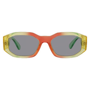 versace grey geometric men's sunglasses ve4361 5530/1 53