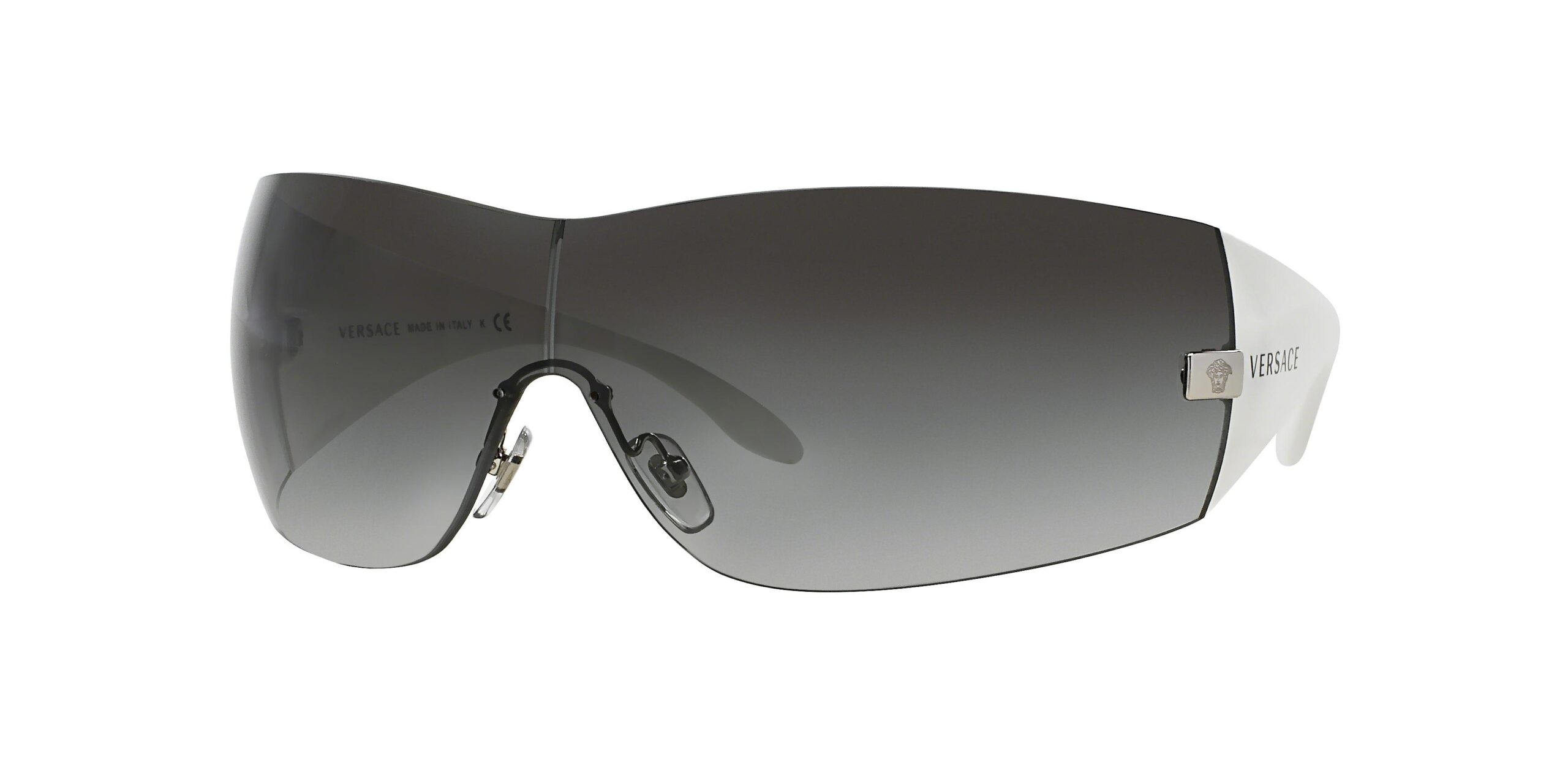 versace grey gradient shield ladies sunglasses ve2054 10008g 141 versace grey gradient shield ladies sunglasses ve2054 10008g 141