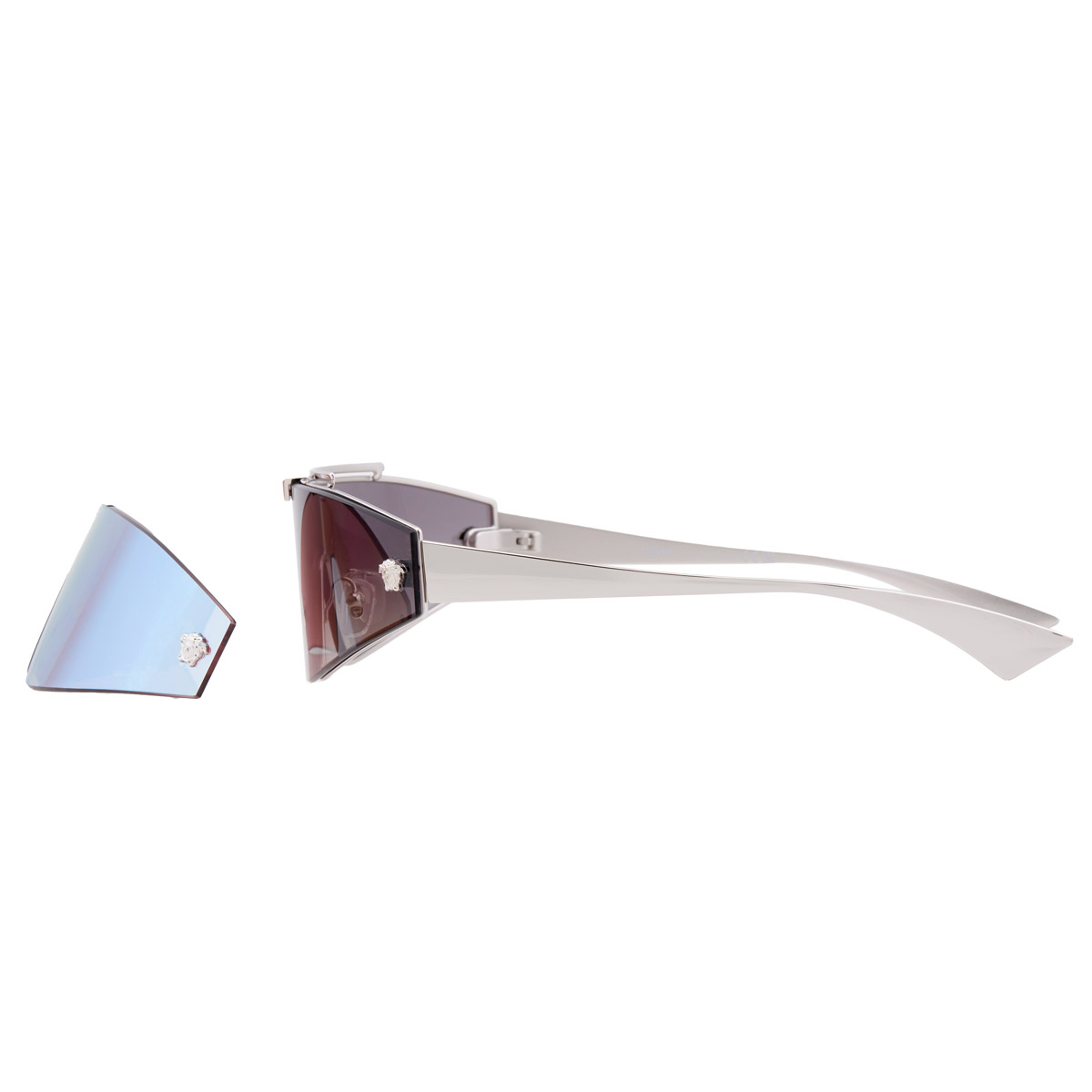 versace grey gradient shield ladies sunglasses ve2265 100011 144 versace grey gradient shield ladies sunglasses ve2265 100011 144