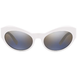 versace grey mirror gradient cat eye ladies sunglasses ve4356 401/y9 54