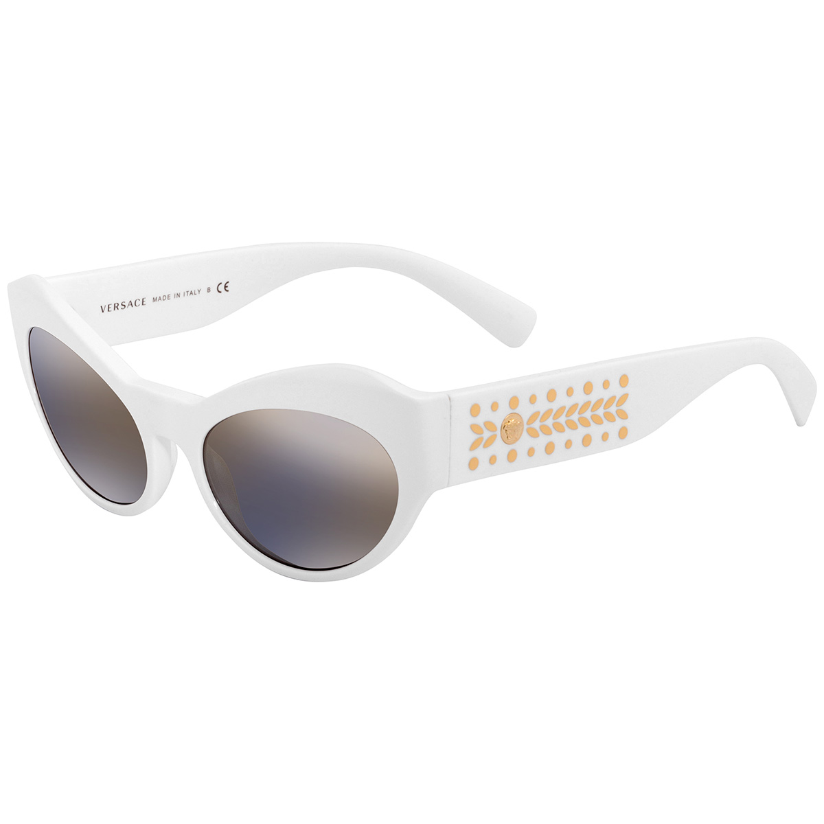 versace grey mirror gradient cat eye ladies sunglasses ve4356 401/y9 54 versace grey mirror gradient cat eye ladies sunglasses ve4356 401/y9 54