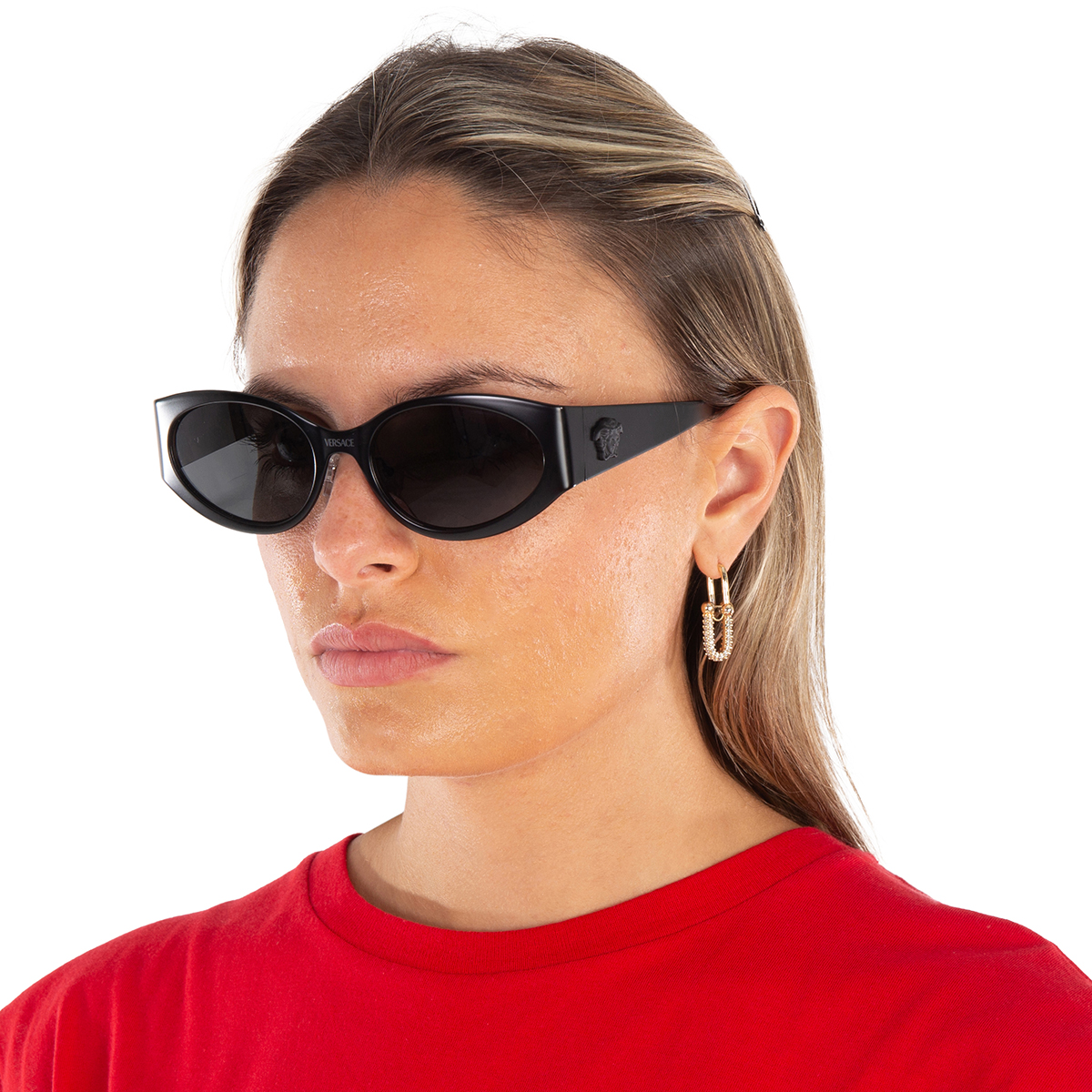versace grey oval ladies sunglasses ve2263 126187 56 versace grey oval ladies sunglasses ve2263 126187 56