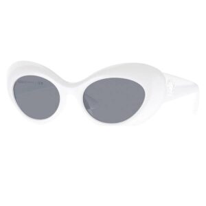 versace grey oval ladies sunglasses ve4456u 314/1 52