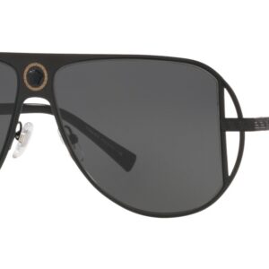 versace grey pilot men's sunglasses ve2212 100987 57