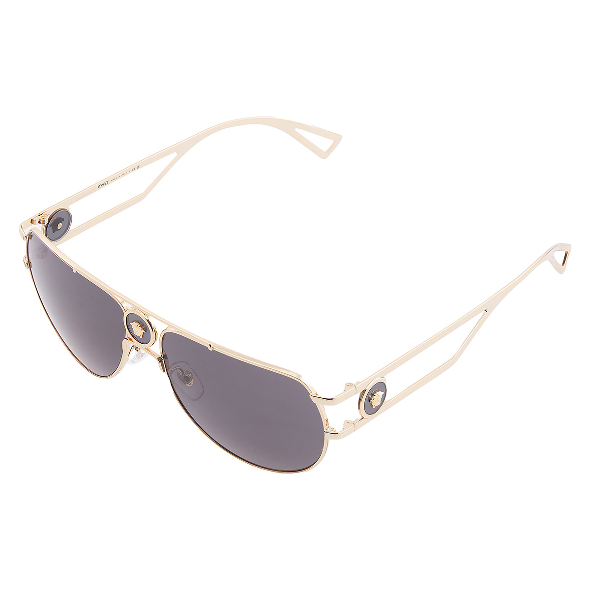 versace grey pilot men's sunglasses ve2225 100287 60 versace grey pilot men's sunglasses ve2225 100287 60