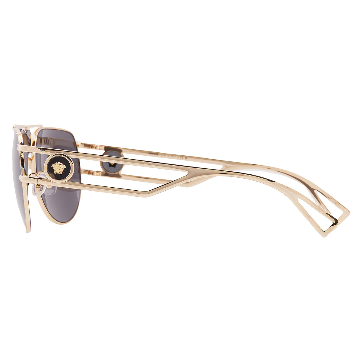 versace grey pilot men's sunglasses ve2225 100287 60 versace grey pilot men's sunglasses ve2225 100287 60