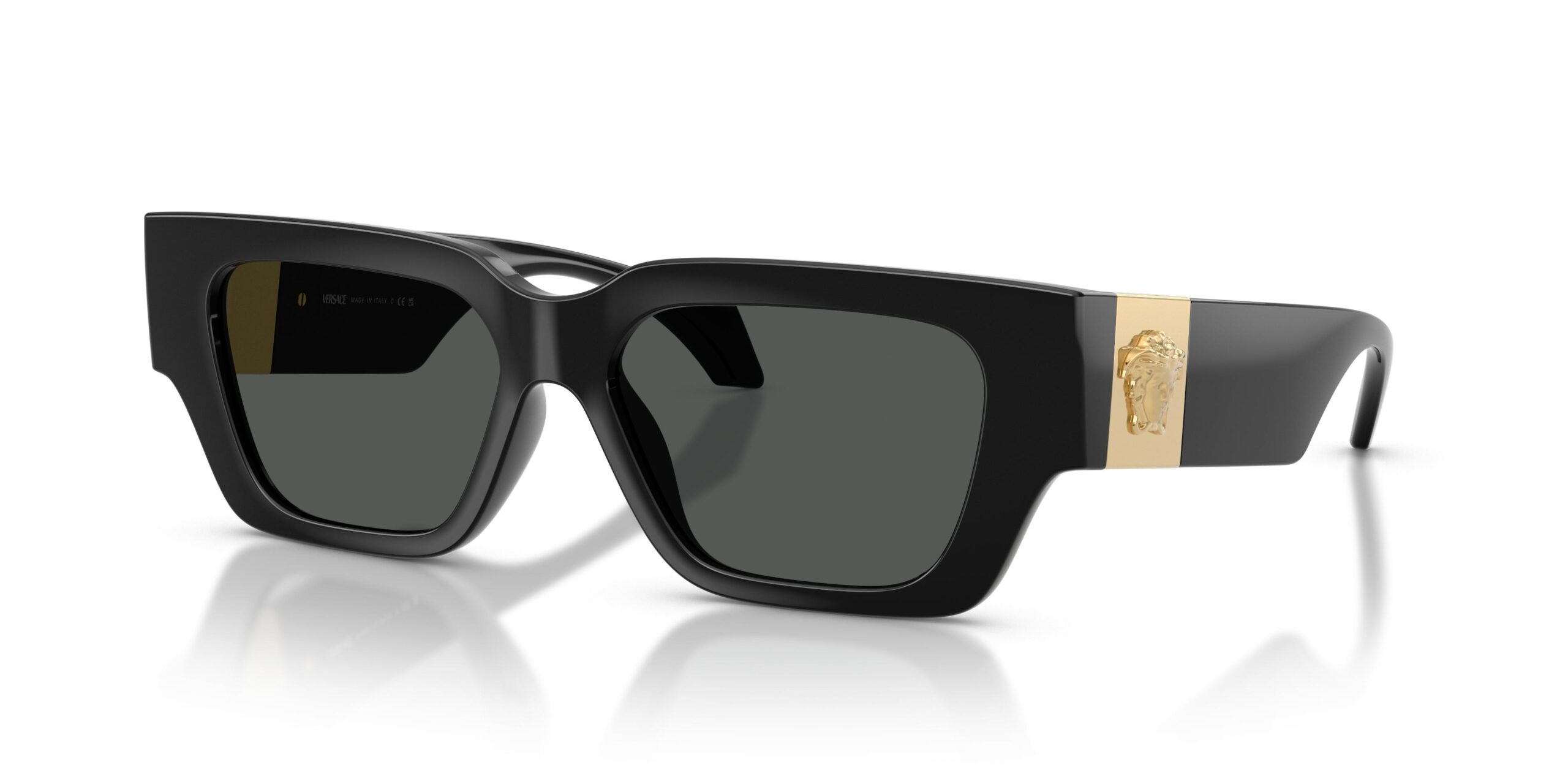 versace grey rectangular ladies sunglasses ve4497u gb1/87 53 versace grey rectangular ladies sunglasses ve4497u gb1/87 53