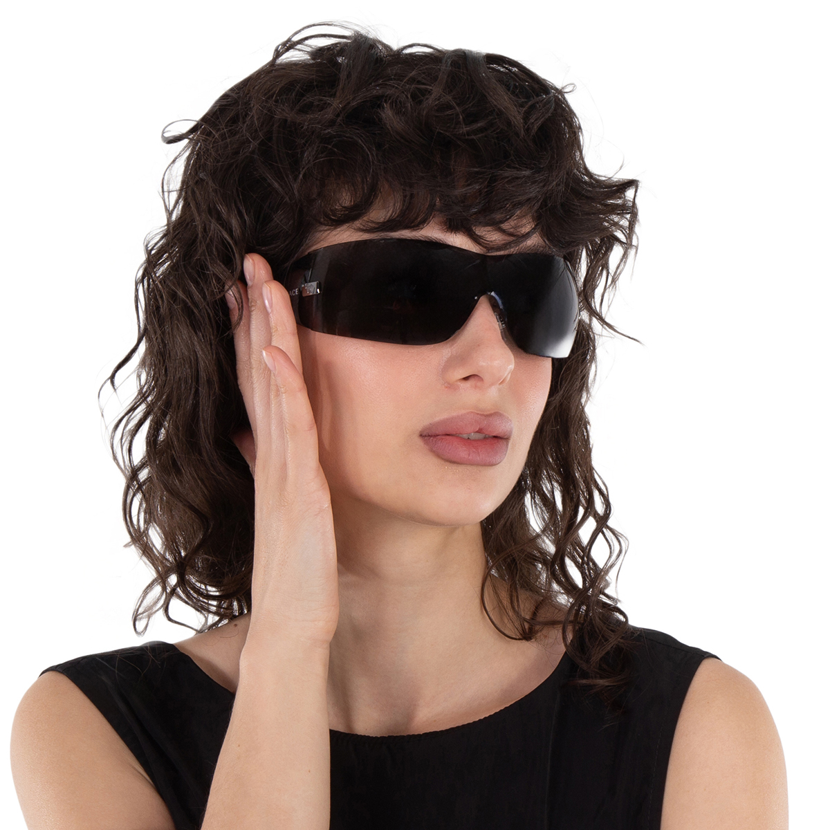 versace grey shield ladies sunglasses ve2054 100187 141 versace grey shield ladies sunglasses ve2054 100187 141