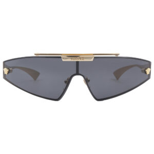 Home versace grey shield ladies sunglasses ve2265 100287 44