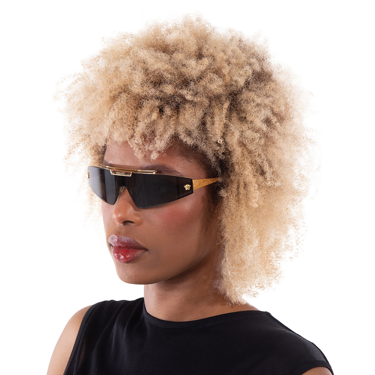 versace grey shield ladies sunglasses ve2265 100287 44 versace grey shield ladies sunglasses ve2265 100287 44