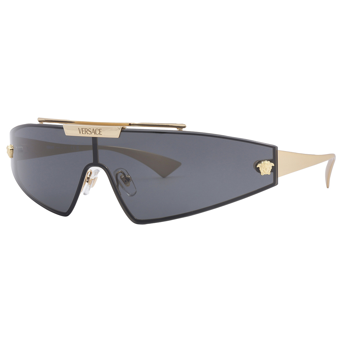 versace grey shield ladies sunglasses ve2265 100287 44 versace grey shield ladies sunglasses ve2265 100287 44