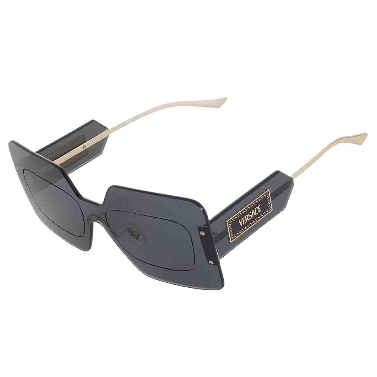versace grey shield ladies sunglasses ve2277 100287 142 versace grey shield ladies sunglasses ve2277 100287 142