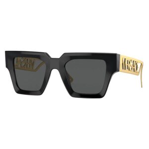 versace grey square ladies sunglasses ve4431f gb1/87 50