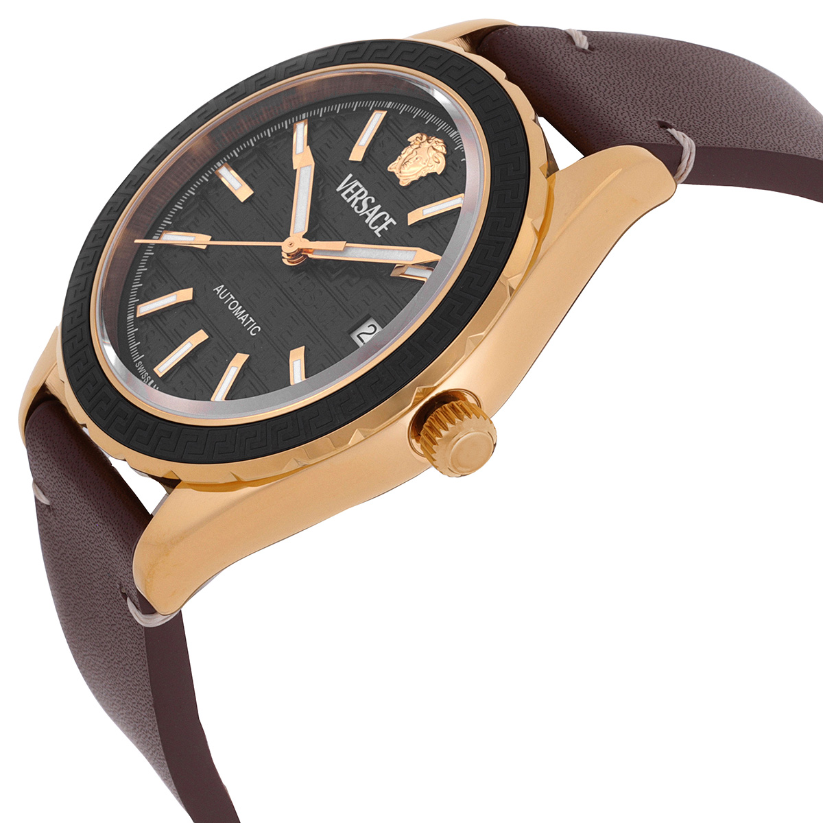 versace hellenyium automatic black dial men's watch veqca0224 versace hellenyium automatic black dial men's watch veqca0224