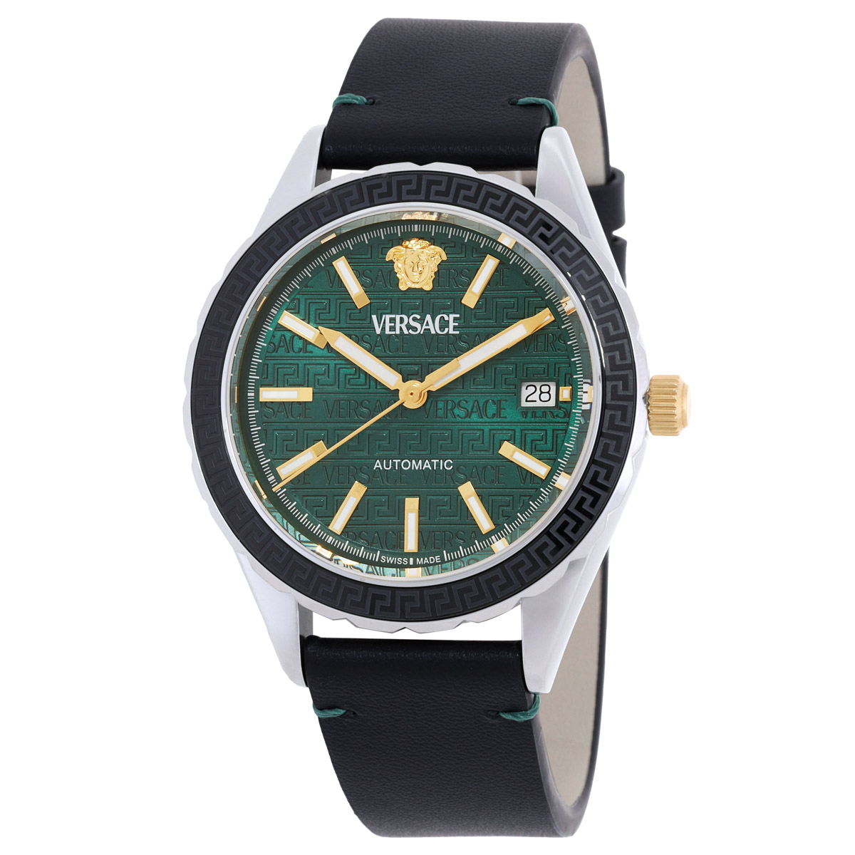versace hellenyium automatic green dial men's watch veqca0124 versace hellenyium automatic green dial men's watch veqca0124