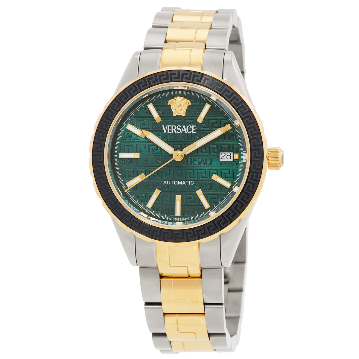 versace hellenyium automatic green dial men's watch veqca0524 versace hellenyium automatic green dial men's watch veqca0524
