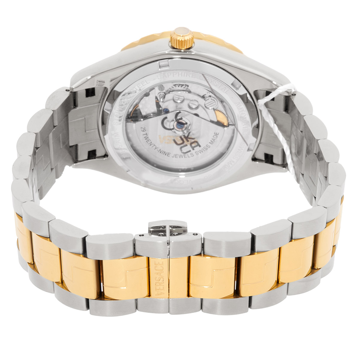 versace hellenyium automatic green dial men's watch veqca0524 versace hellenyium automatic green dial men's watch veqca0524