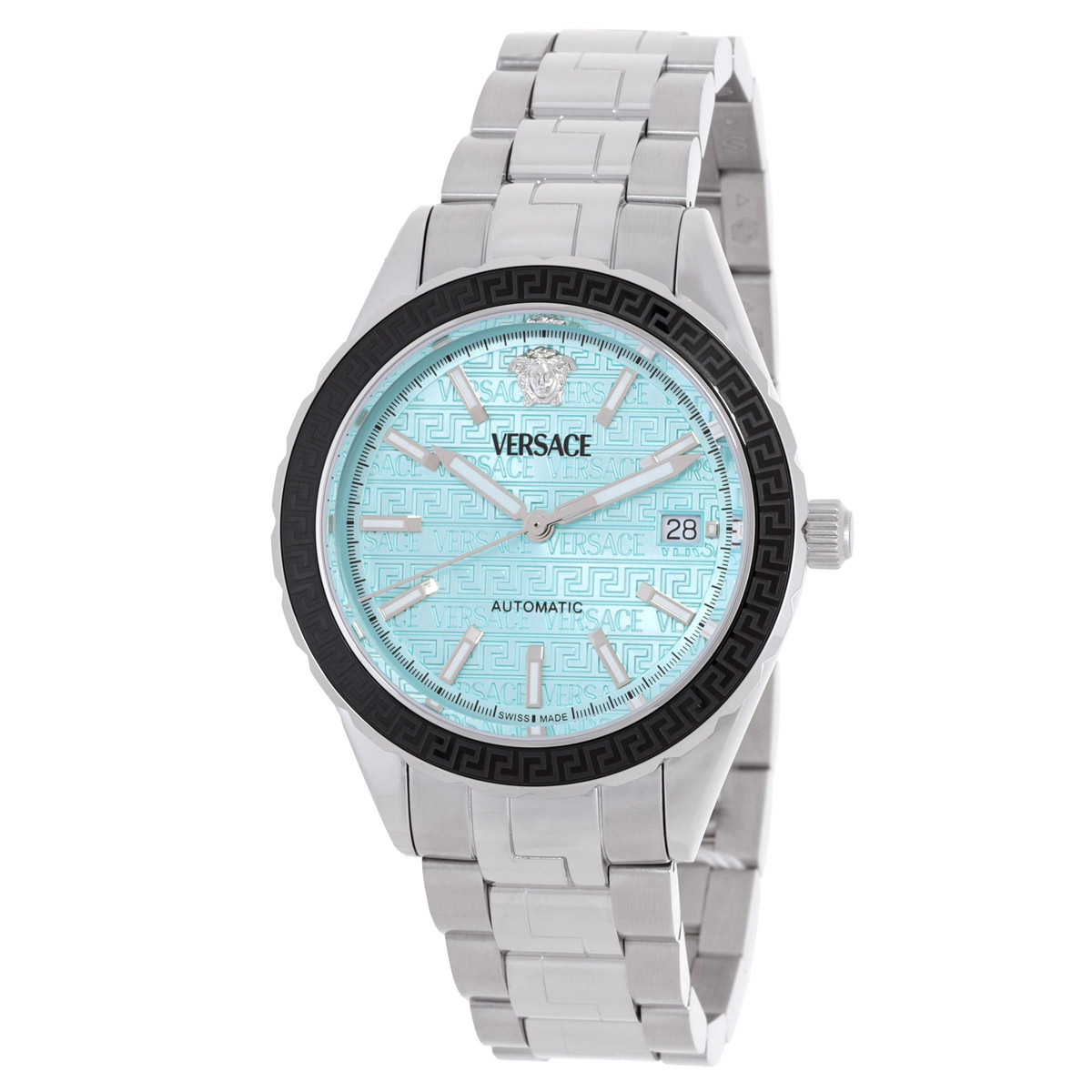 versace hellenyium automatic turquoise dial men's watch veqca0324 versace hellenyium automatic turquoise dial men's watch veqca0324