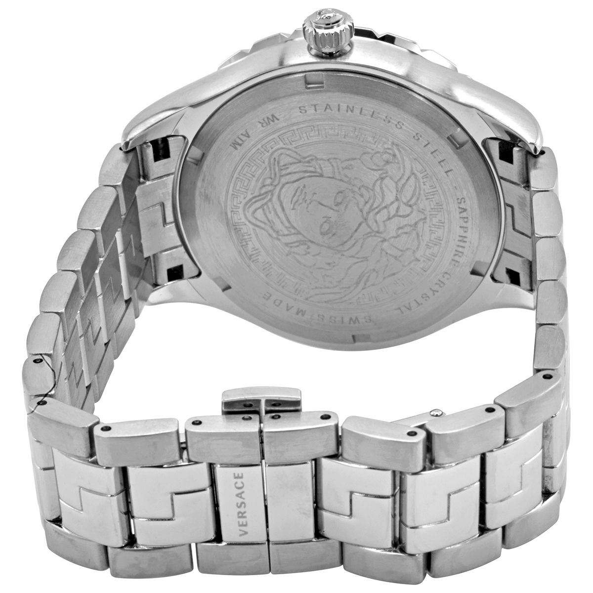 versace hellenyium gmt black dial men's watch v1102 0015 versace hellenyium gmt black dial men's watch v1102 0015