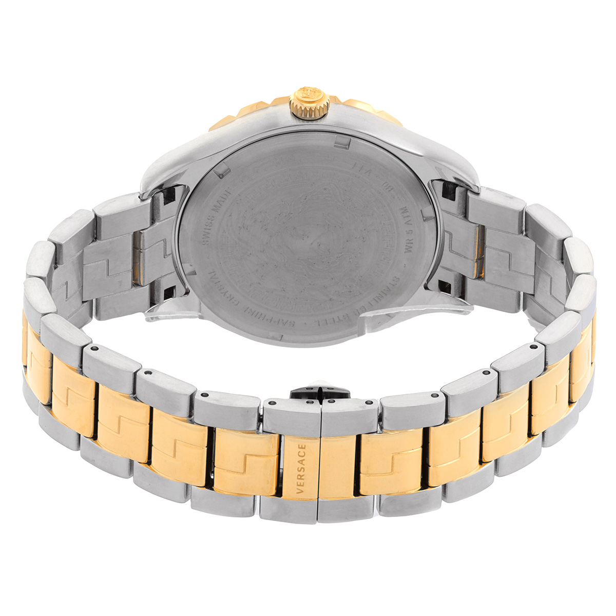 versace hellenyium gmt quartz green dial men's watch v11050016 versace hellenyium gmt quartz green dial men's watch v11050016